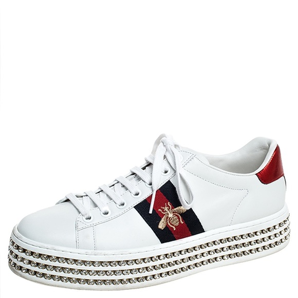 Gucci Shoes - Gucci Rhinestone Platform Shoes